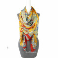 Fashion Printing chiffon boutique scarf Square Scarf